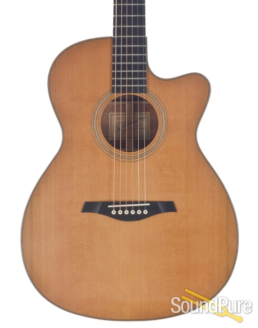 Beneteau Cedar/Figured Koa OM Cutaway Acoustic #041200 -Used — image 1
