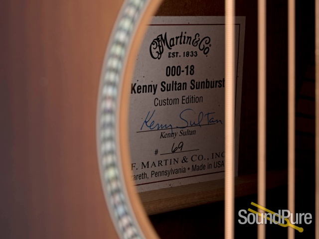 Martin Kenny Sultan 000-18 Adirondack/Mahogany #69 - Used — image 4