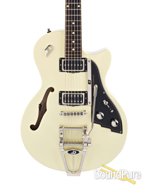 Duesenberg Starplayer TV Vintage White Semi-Hollow #192310 — image 1