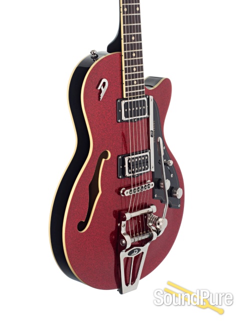 Duesenberg Starplayer TV Red Sparkle Semi-Hollow #190943 — image 3