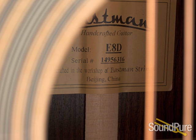 Eastman E8D Sitka/Rosewood Acoustic Guitar #14956316 — image 4