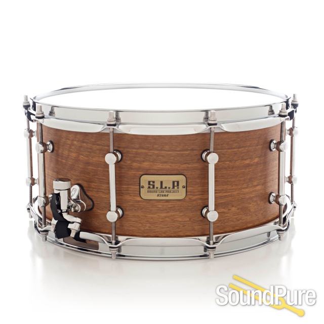 Tama 6.5x14 SLP Bold Spotted Gum Snare Drum — image 1