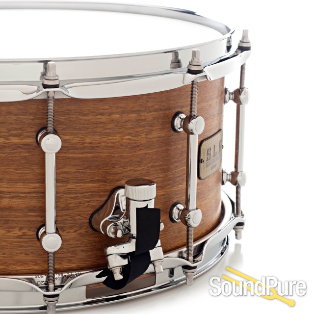 Tama 6.5x14 SLP Bold Spotted Gum Snare Drum — image 4