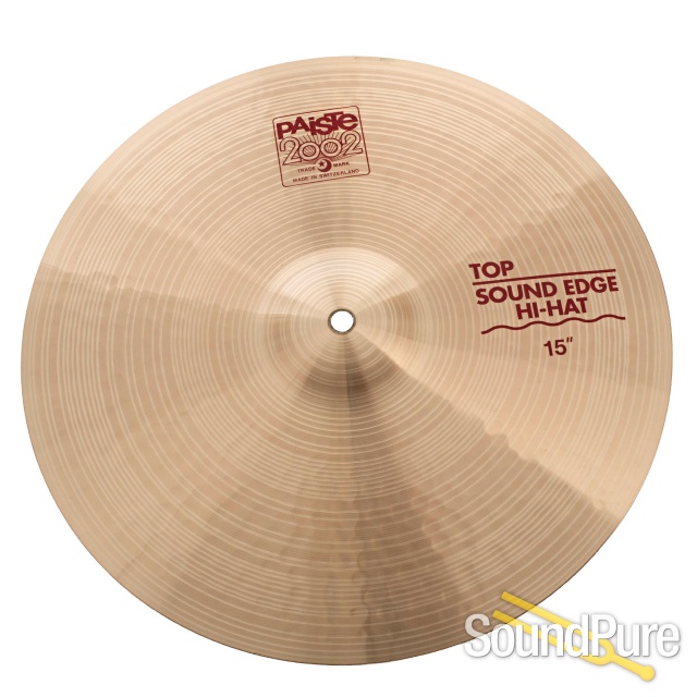 Paiste 15" 2002 Soundedge Hi-Hat Cymbals — image 1
