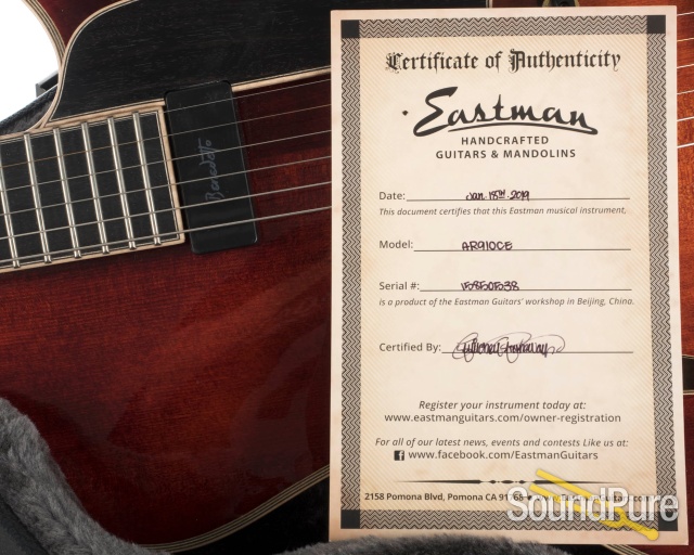 Eastman AR910CE 17" Archtop Guitar #15850538 - Used — image 6