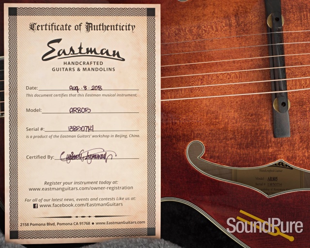 Eastman AR805 Archtop Guitar #13850714 - Used — image 6