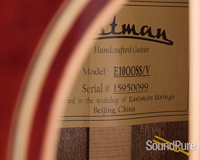 Eastman E10OOSS/V Adirondack/Mahogany #15950099 - Used — image 3