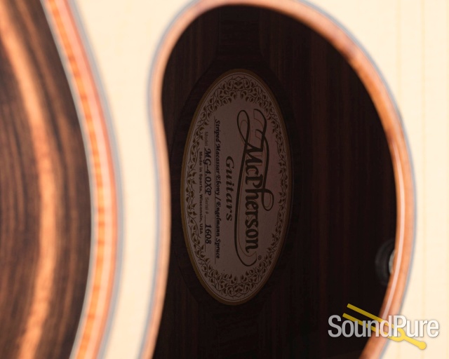 McPherson MG 4.0-XP Engelmann/Macassar Acoustic #1608 - Used — image 4