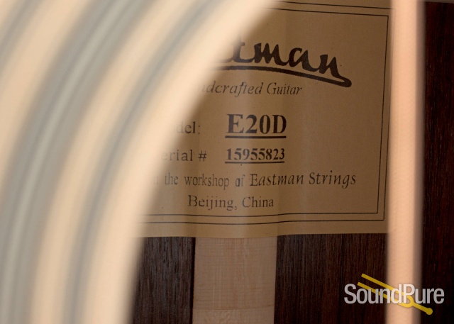 Eastman E20D Adirondack/Rosewood Acoustic #15955823 — image 4