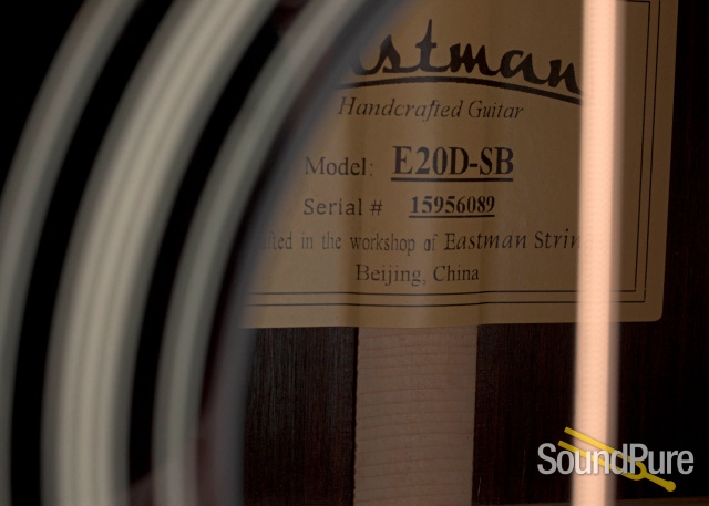 Eastman E20D-SB Adirondack/Rosewood Acoustic #15956089 — image 4