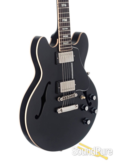 Gibson ES-339 Satin Black Electric Guitar #12256731 - Used — image 3