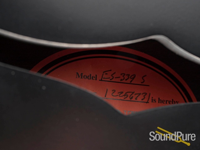 Gibson ES-339 Satin Black Electric Guitar #12256731 - Used — image 4