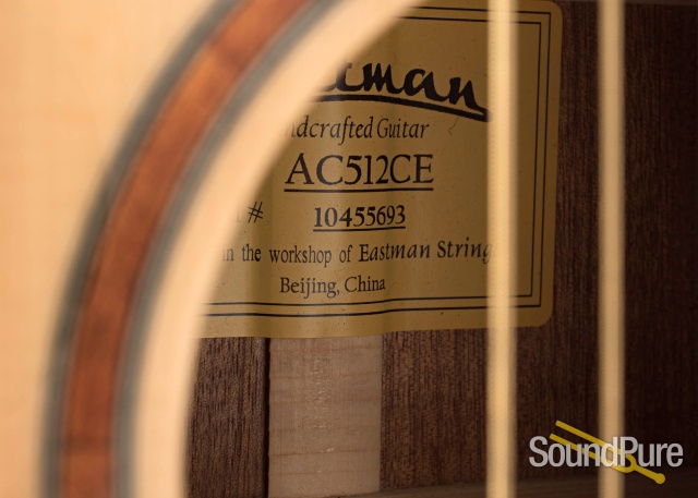 Eastman AC512CE Engelmann/Mahogany OM #10455693 - Used — image 4