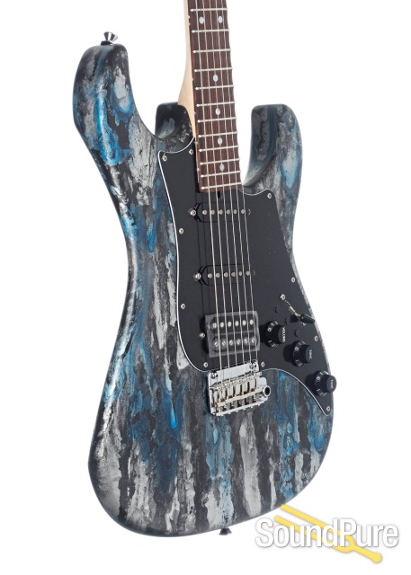 Tyler Studio Elite HD-P Black/Blue Shmear HSS Electric — image 3
