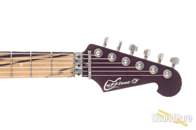 Luxxtone El Machete Oxblood Metallic Electric Guitar #458 — image 5