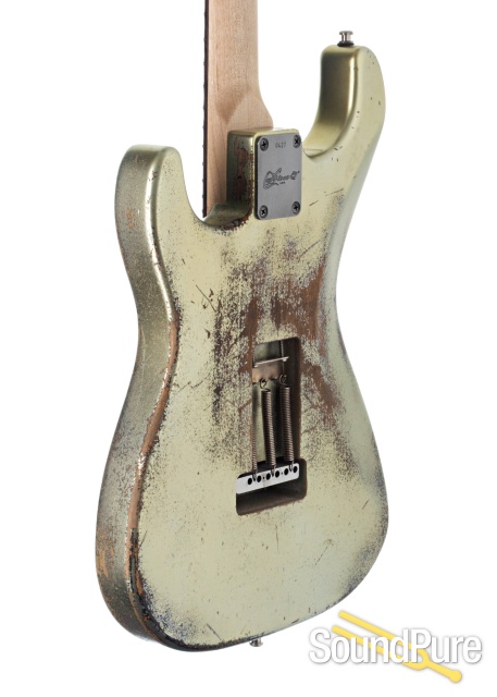 Luxxtone Choppa S Firemist Silver/Sunburst HSS Electric #427 — image 3