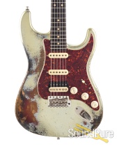Luxxtone Choppa S Firemist Silver/Sunburst HSS Electric #427 Luxxtone Choppa S Firemist Silver/Sunburst HSS Electric #427