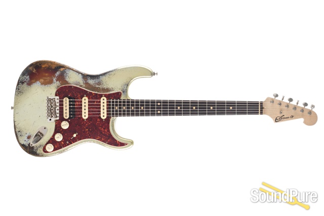 Luxxtone Choppa S Firemist Silver/Sunburst HSS Electric #427 — image 9