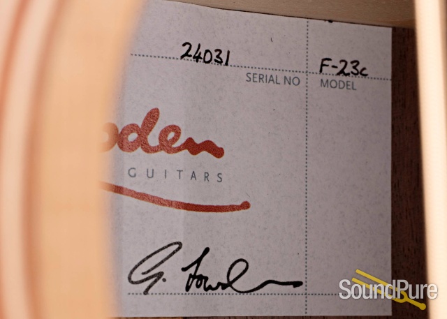 Lowden F-23C Cedar/Walnut Acoustic Guitar #24031 — image 3