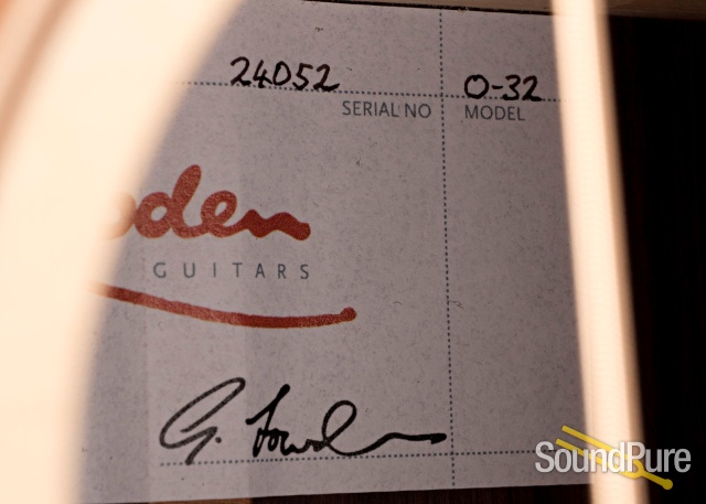 Lowden 0-32 Sitka/EIR Grand Concert Acoustic Guitar #24052 — image 4