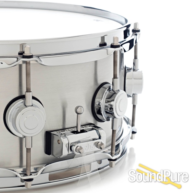 DW 5.5x14 Collectors Series Thin Aluminum Snare Drum — image 4