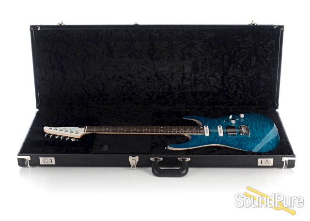 Anderson Angel Bora Bora Blue Burst Guitar #08-21-20P — image 3