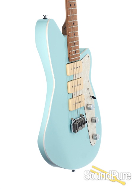 Reverend Jetstream 390 Chronic Blue Electric Guitar #41529 — image 4