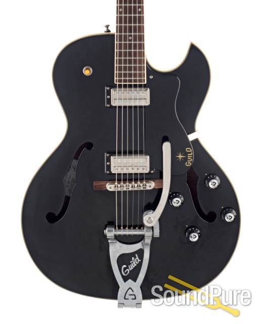 Guild Starfire III Black Electric Guitar #KSG1809780 - Used — image 1