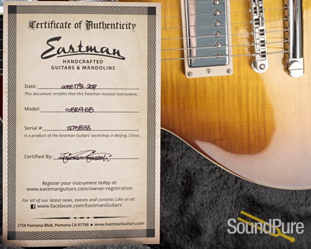 Eastman SB59-GB Sunburst Electric Guitar #12751833 - Used — image 5