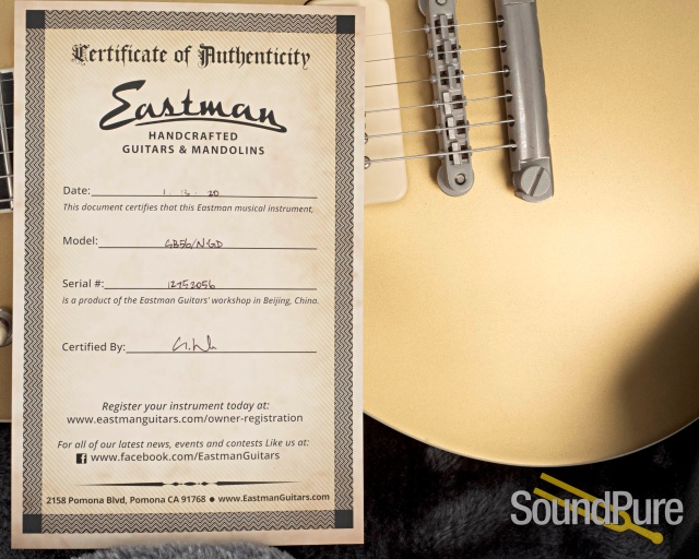 Eastman SB56/N-GD Electric Guitar #12752056 - Used — image 9