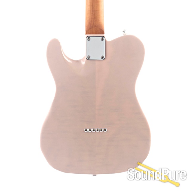 Suhr Classic T Paulownia Trans Shell Pink Guitar #JS4Q4R — image 8