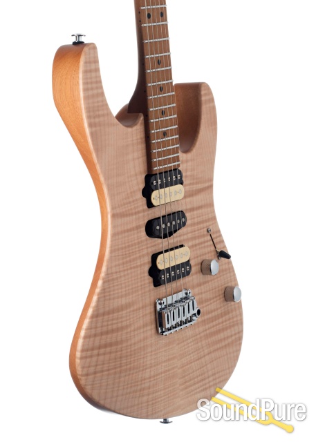 Suhr Modern Satin Flame Natural Electric Guitar #JS4W2H — image 3