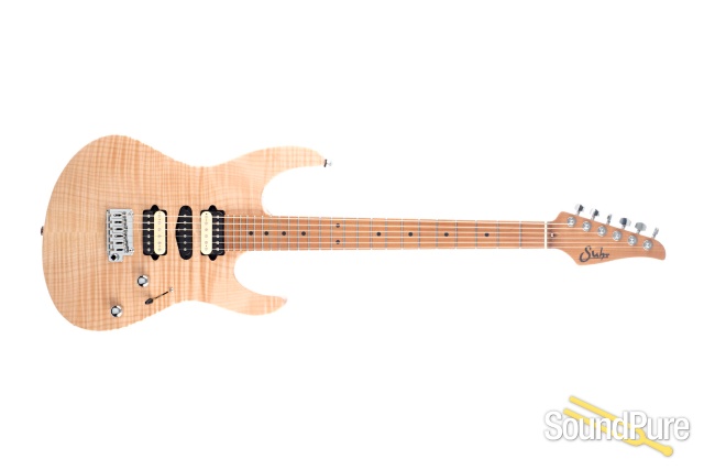 Suhr Modern Satin Flame Natural Electric Guitar #JS4W2H — image 8