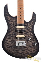Suhr Modern Satin Flame Trans Charcoal Burst Guitar #JS5U0J Suhr Modern Satin Flame Trans Charcoal Burst Guitar #JS5U0J