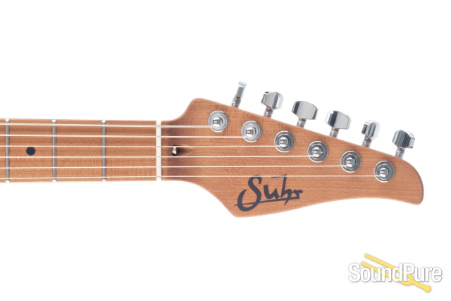 Suhr Modern Satin Flame Trans Charcoal Burst Guitar #JS5U0J — image 5
