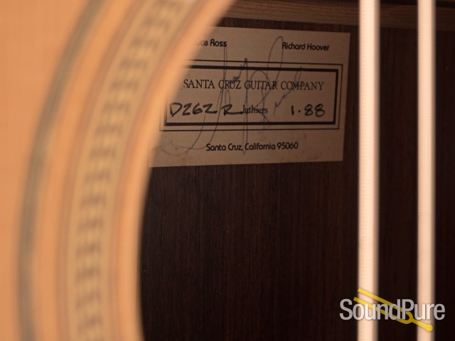 Santa Cruz Tony Rice Pro Spruce/Brazilian #D262R - Used — image 4