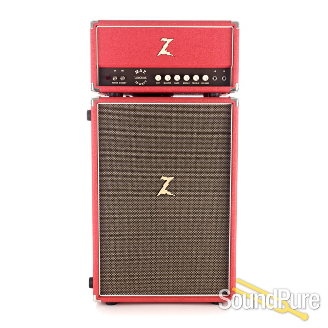 Dr. Z Maz 18 Jr. NR 18W Head w/Z Best 2x12 Cab, Red - Used — image 1