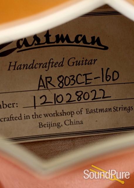 Eastman AR803CE-16D-SB Sunburst Archtop #121028022 - Used — image 4