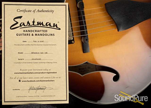 Eastman AR803CE-16D-SB Sunburst Archtop #121028022 - Used — image 6