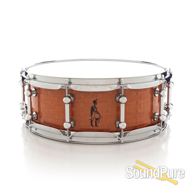 Brady 5.5x14 Jarrah Ply Snare Drum-Checkered Jarrah — image 1