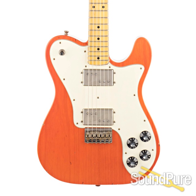 Nash T-72DLX Clear Orange Electric Guitar #SND-175 — image 1