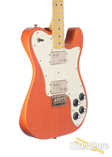 Nash T-72DLX Clear Orange Electric Guitar #SND-175 — image 3