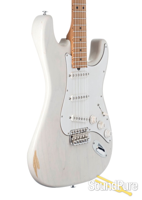 Suhr Custom Classic S Antique Trans White Guitar #62905 — image 3