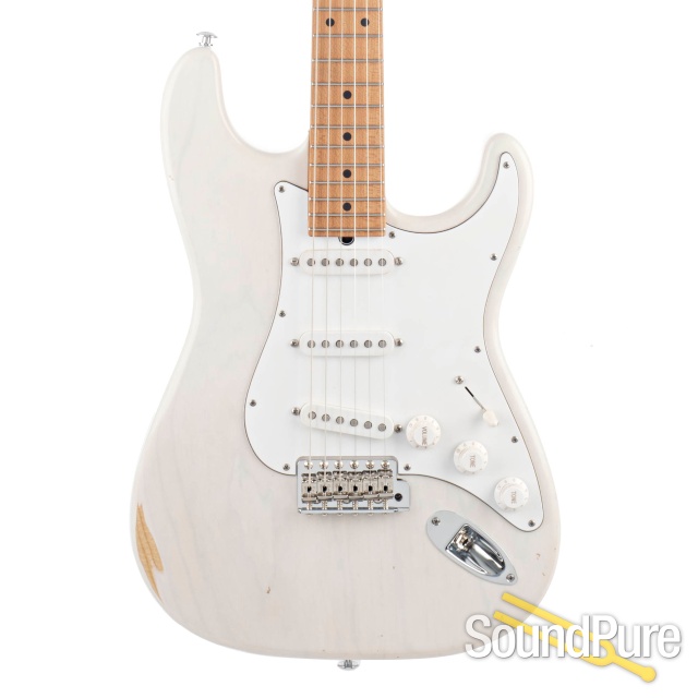 Suhr Custom Classic S Antique Trans White Guitar #62905 — image 1