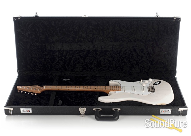 Suhr Custom Classic S Antique Trans White Guitar #62905 — image 4