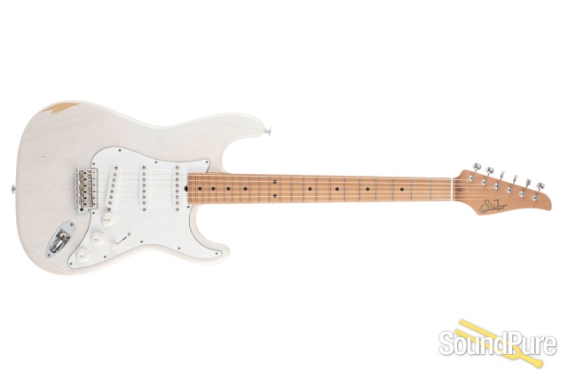 Suhr Custom Classic S Antique Trans White Guitar #62905 — image 8