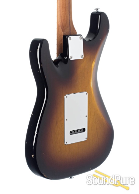 Suhr Custom Classic S Antique 2-Tone Tobacco Burst #62907 — image 2