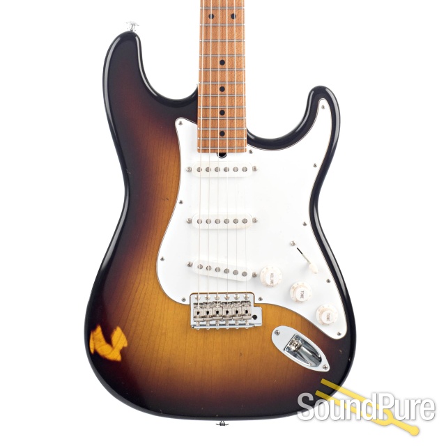 Suhr Custom Classic S Antique 2-Tone Tobacco Burst #62907 — image 1
