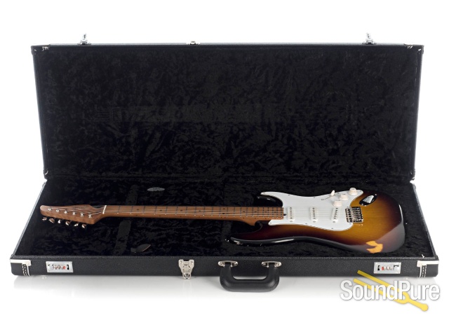 Suhr Custom Classic S Antique 2-Tone Tobacco Burst #62907 — image 3