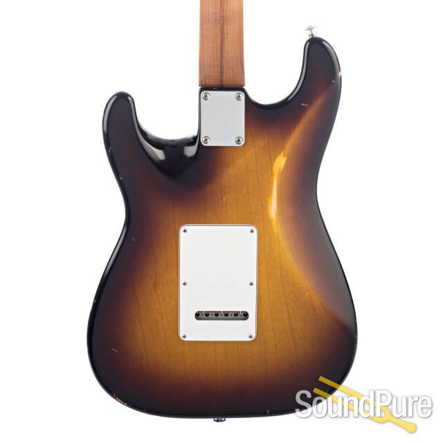 Suhr Custom Classic S Antique 2-Tone Tobacco Burst #62907 — image 7